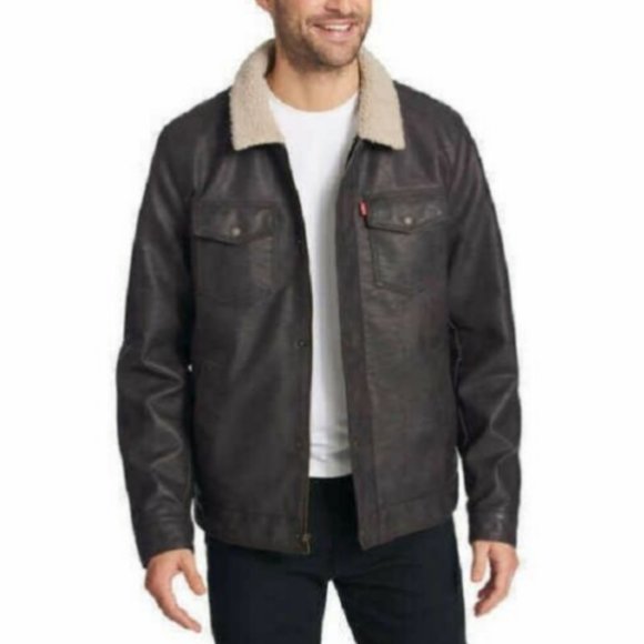 NWT Levi's Men's Sherpa Lined Trucker Jacket M